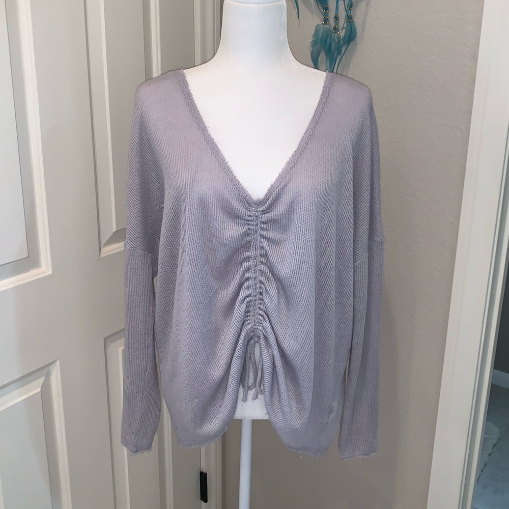 ❌SOLD❌Urban Outfitters scrunch tied front sweater